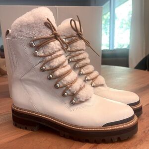 Marc Fischer Izzie Boot - Ivory - size 8